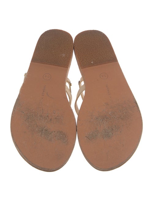 Ancient Greek Sandals Leather Slides