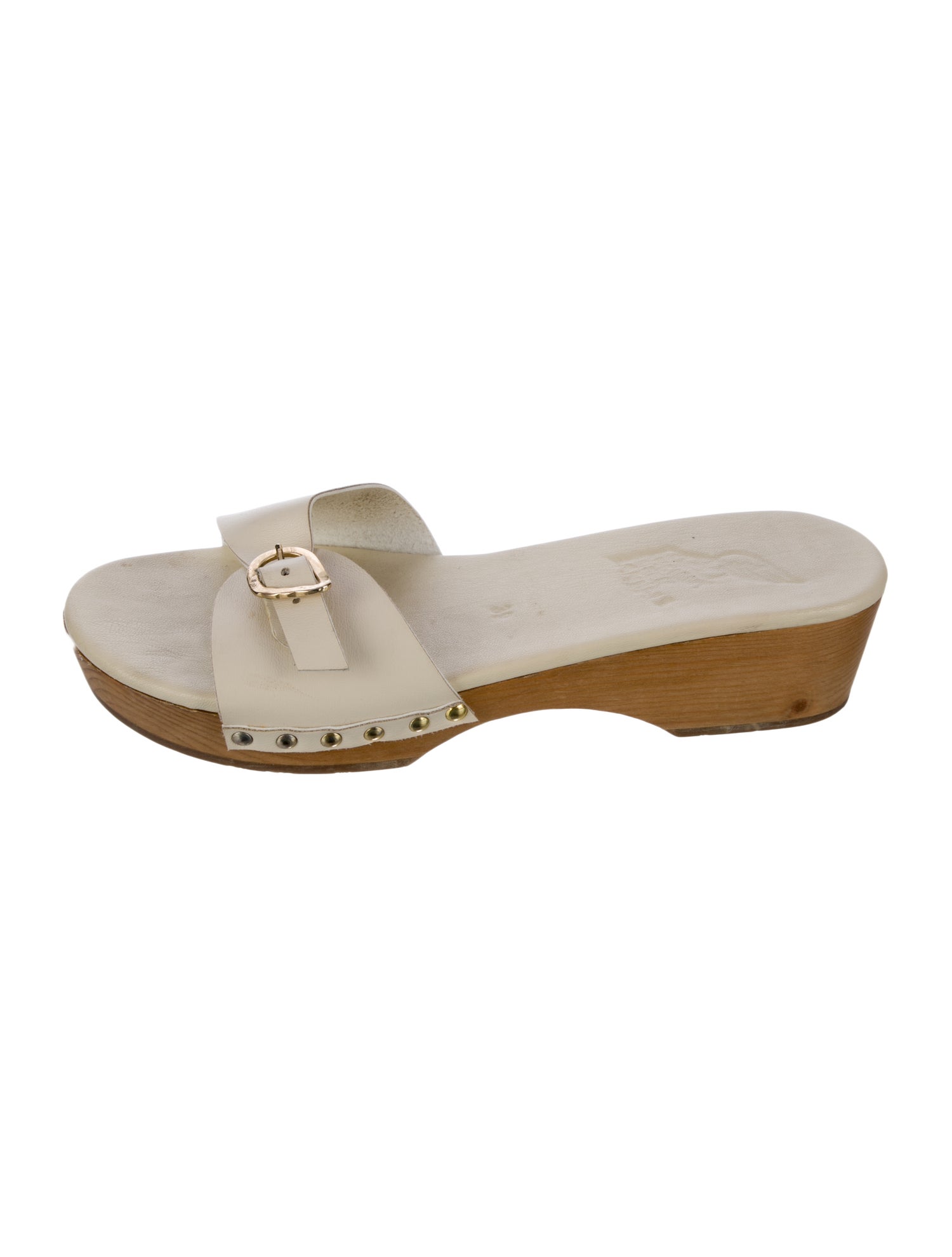 Ancient Greek Sandals Leather Slides