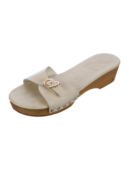 Ancient Greek Sandals Leather Slides