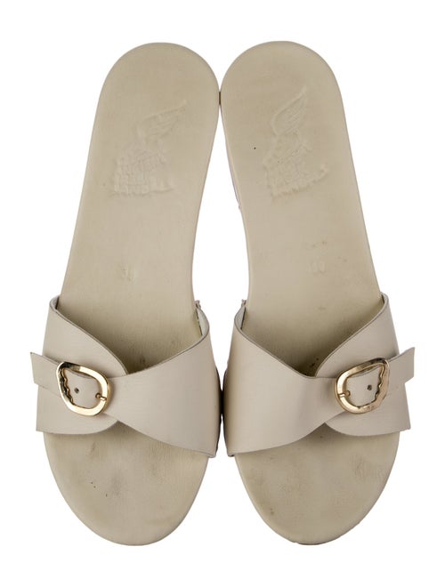 Ancient Greek Sandals Leather Slides