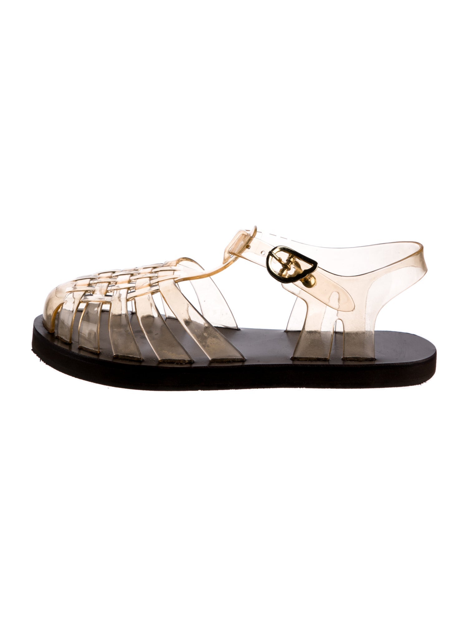 Ancient Greek Sandals PVC Cutout Accent Flats