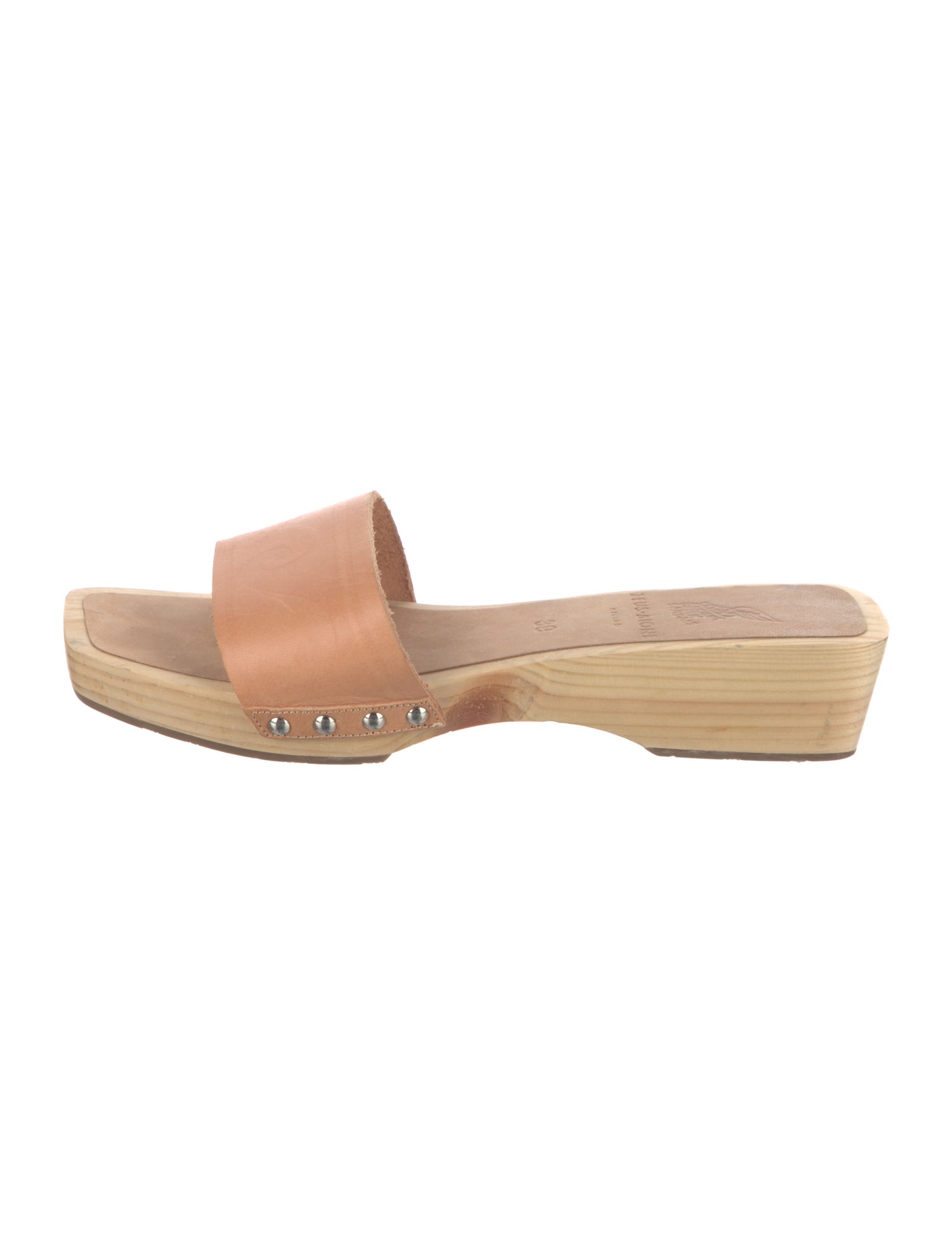Ancient Greek Sandals Leather Slides