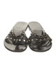 Ancient Greek Sandals Suede Floral Print Slides