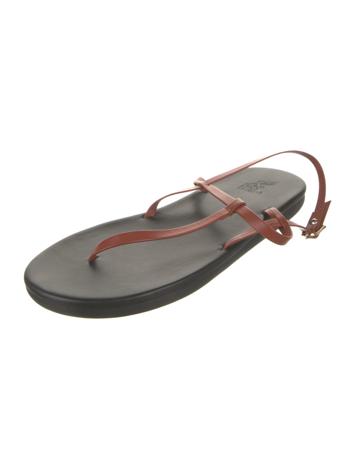 Ancient Greek Sandals Leather Slingback Sandals