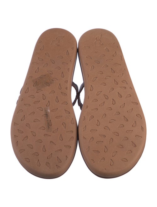 Ancient Greek Sandals Leather Slides