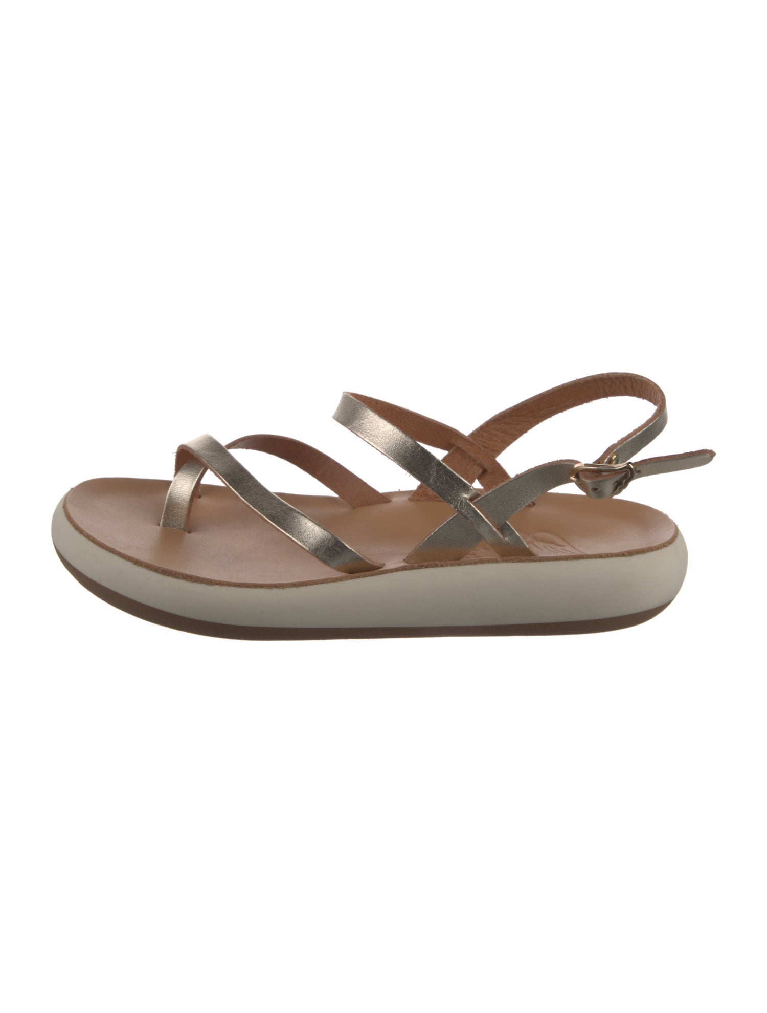 Ancient Greek Sandals Leather Slingback Sandals