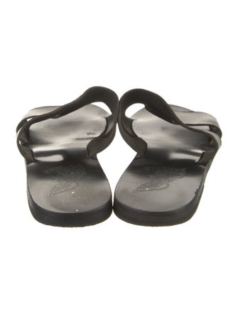Ancient Greek Sandals Leather Slides
