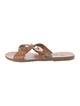 Ancient Greek Sandals Leather Slides