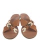 Ancient Greek Sandals Leather Slides
