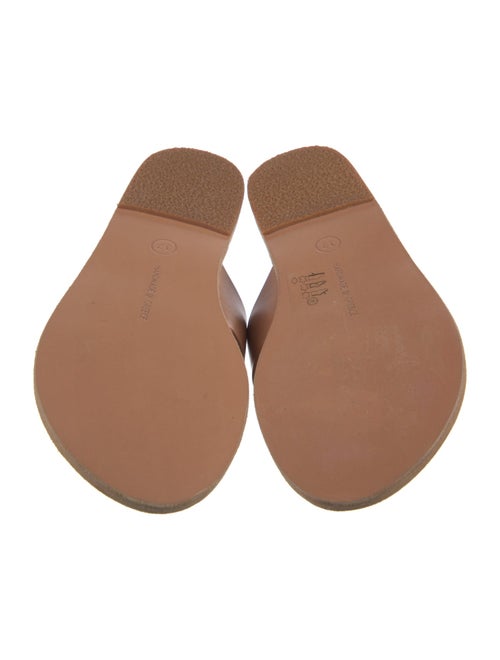 Ancient Greek Sandals Leather Slides