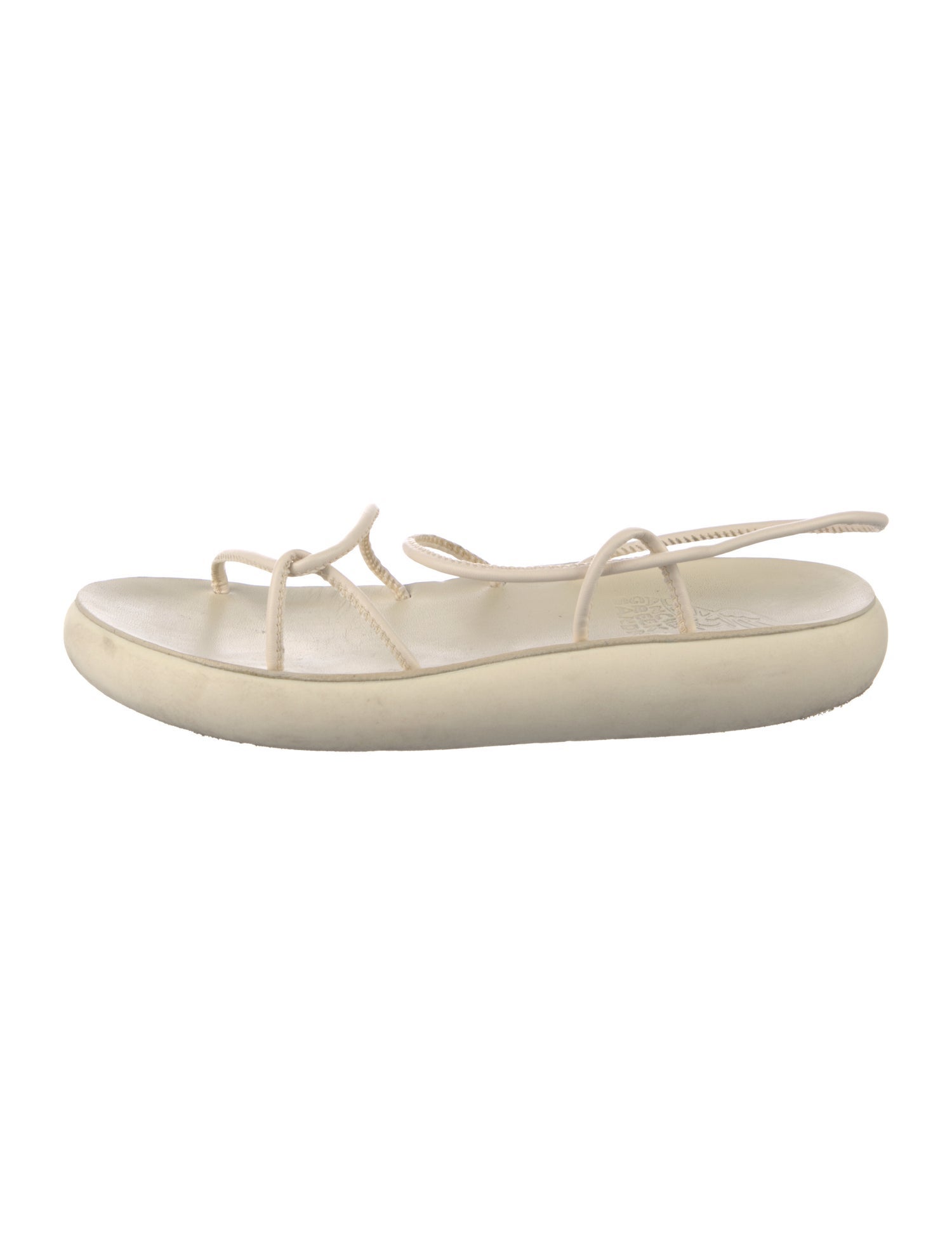 Ancient Greek Sandals Leather Slides