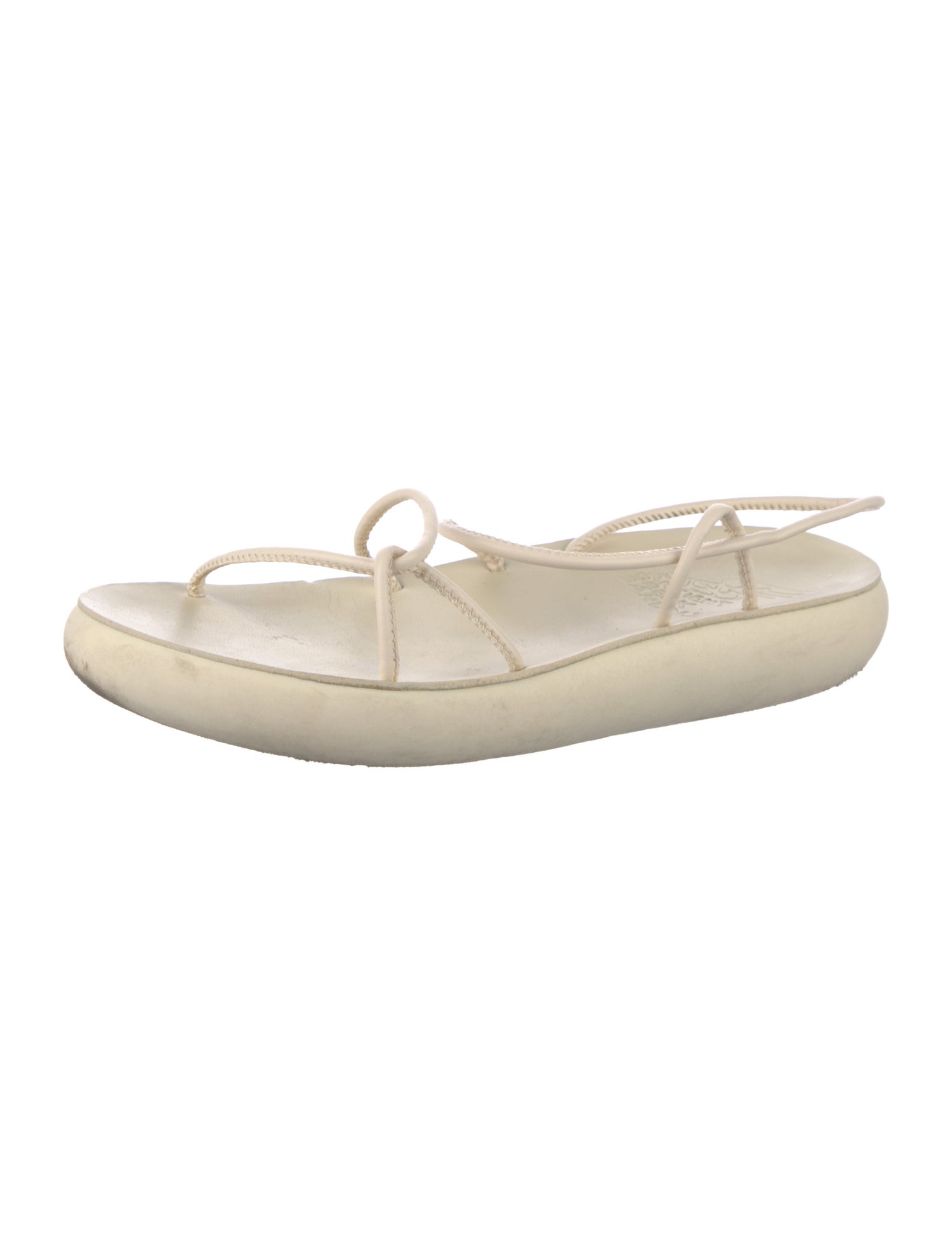 Ancient Greek Sandals Leather Slides