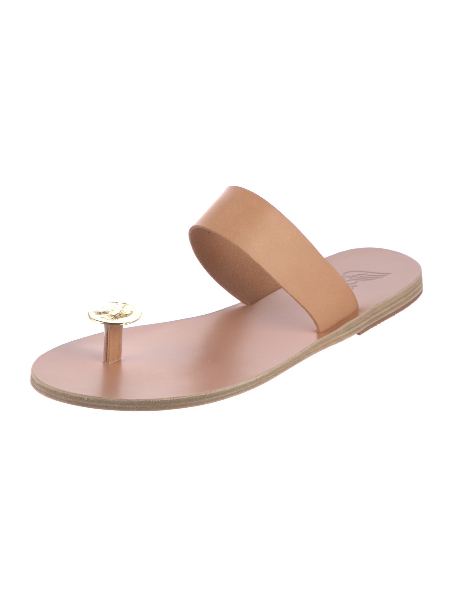 Ancient Greek Sandals Leather Slides w/ Tags