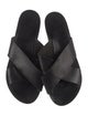 Ancient Greek Sandals Leather Slides