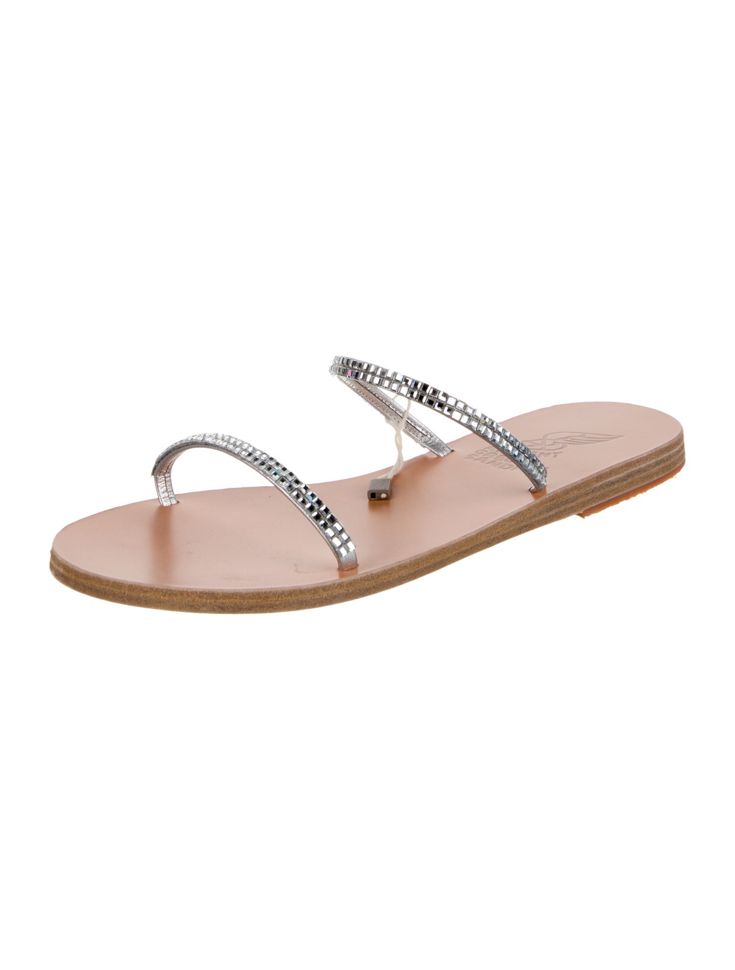 Ancient Greek Sandals Leather Slides w/ Tags