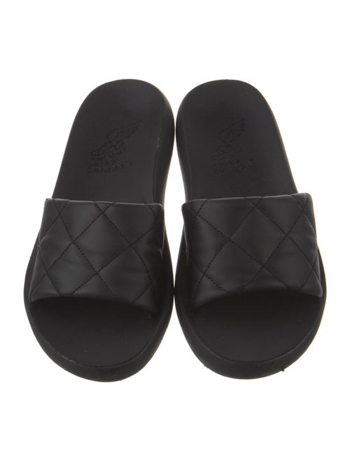 Ancient Greek Sandals Leather Slides