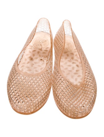 Ancient Greek Sandals Rubber Patterned Ballet Flats