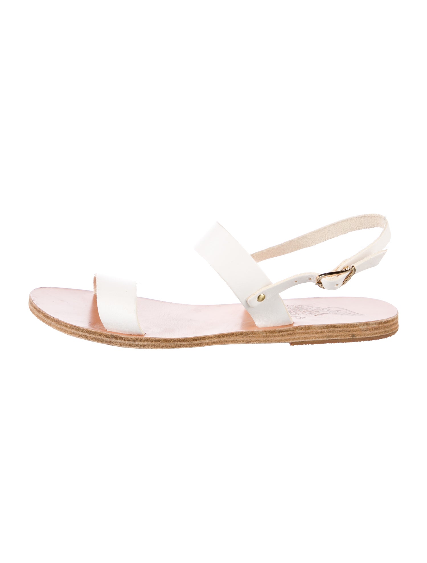 Ancient Greek Sandals Leather Slingback Flats
