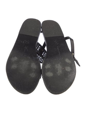 Ancient Greek Sandals Leather Slingback Flats