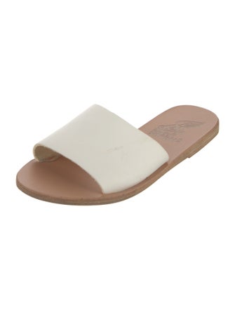 Ancient Greek Sandals Leather Slides