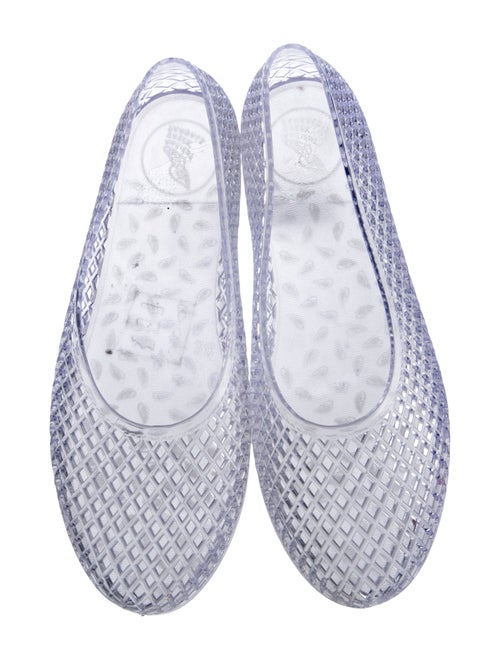 Ancient Greek Sandals Rubber Lasercut Accents Ballet Flats