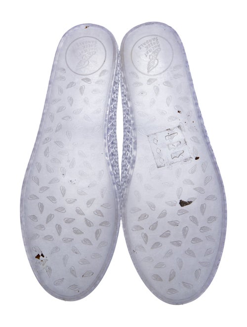 Ancient Greek Sandals Rubber Lasercut Accents Ballet Flats