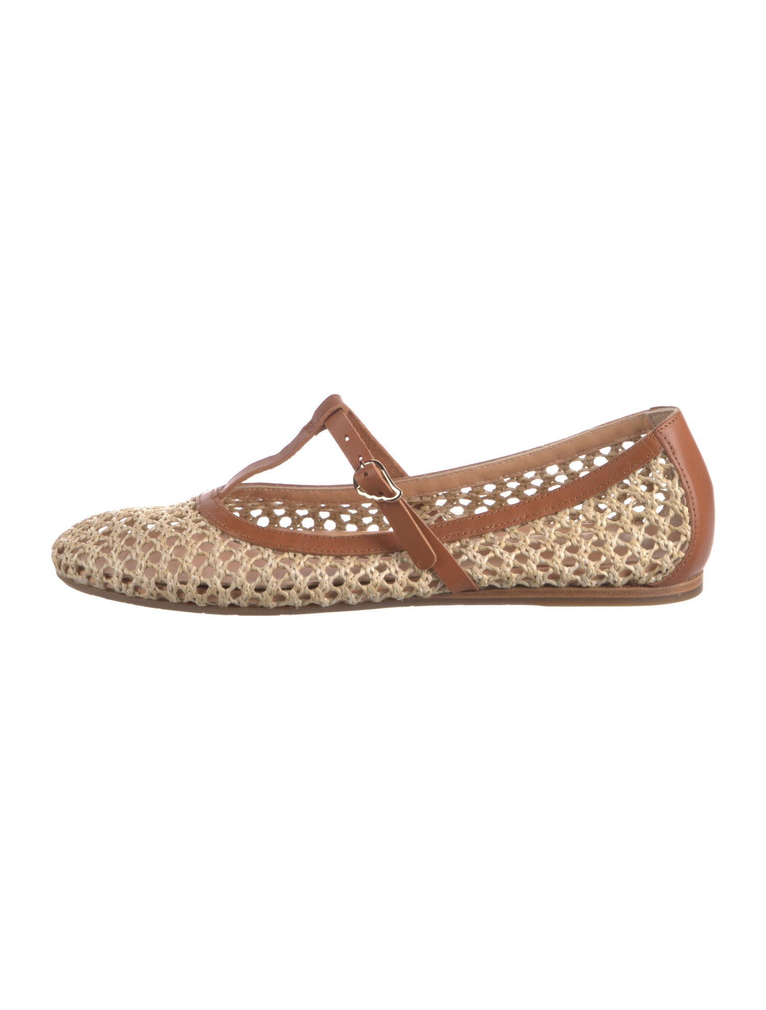 Ancient Greek Sandals Raffia Colorblock Pattern Mary Jane Flats