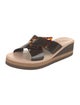 Ancient Greek Sandals Leather Slides