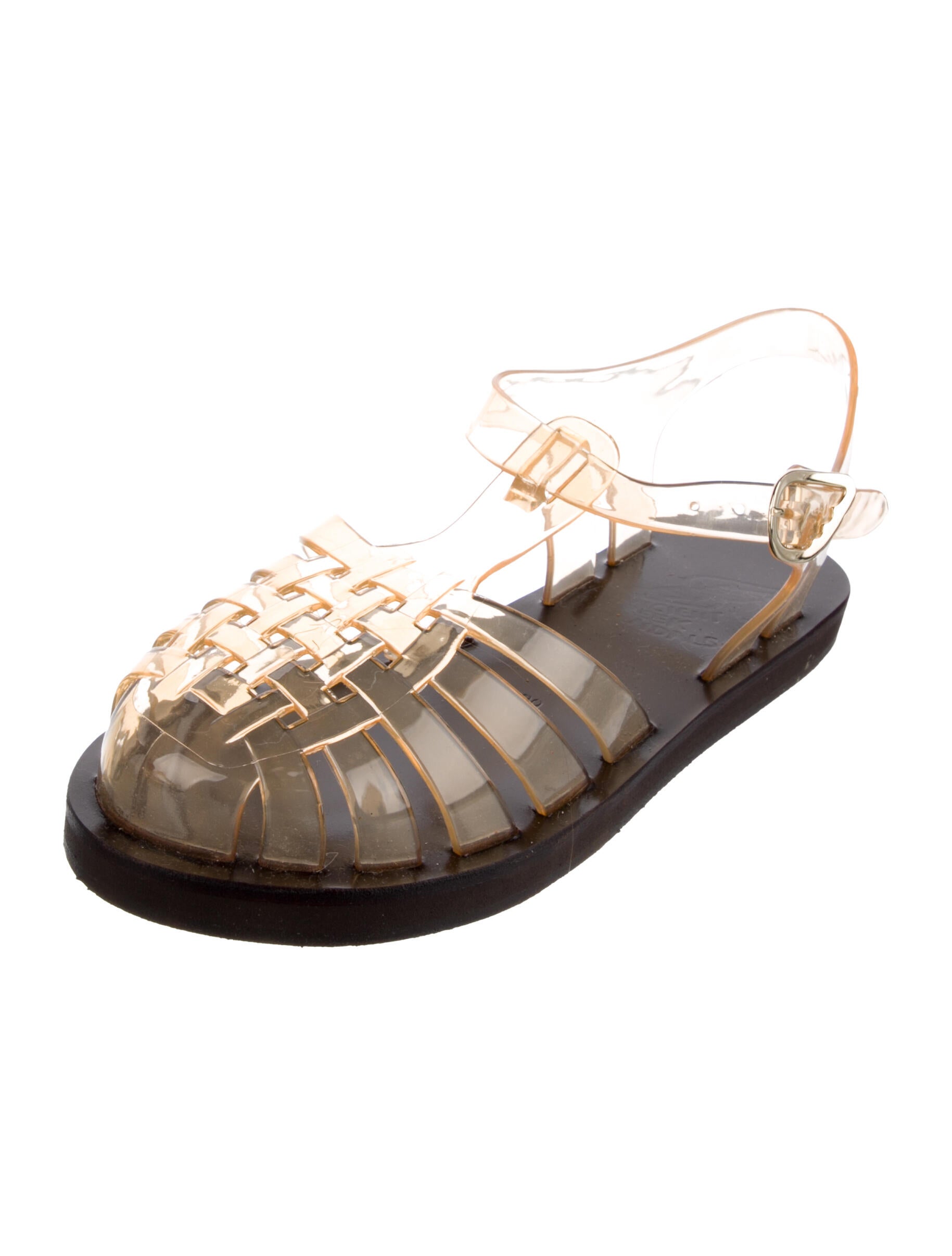 Ancient Greek Sandals PVC Slingback Flats