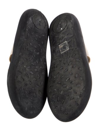 Ancient Greek Sandals Leather Animal Print Slides