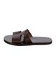 Ancient Greek Sandals Leather Slides
