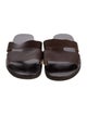 Ancient Greek Sandals Leather Slides