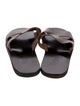 Ancient Greek Sandals Leather Slides
