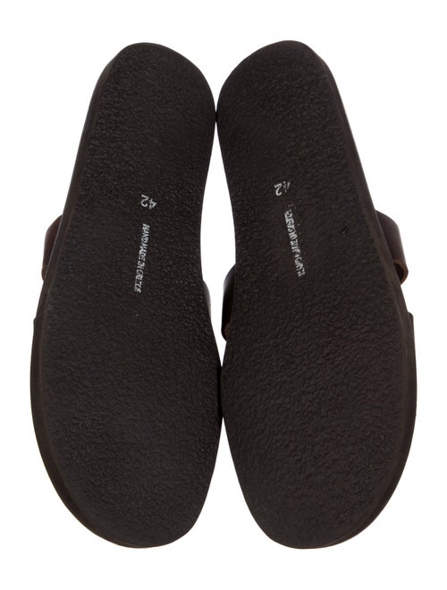 Ancient Greek Sandals Leather Slides