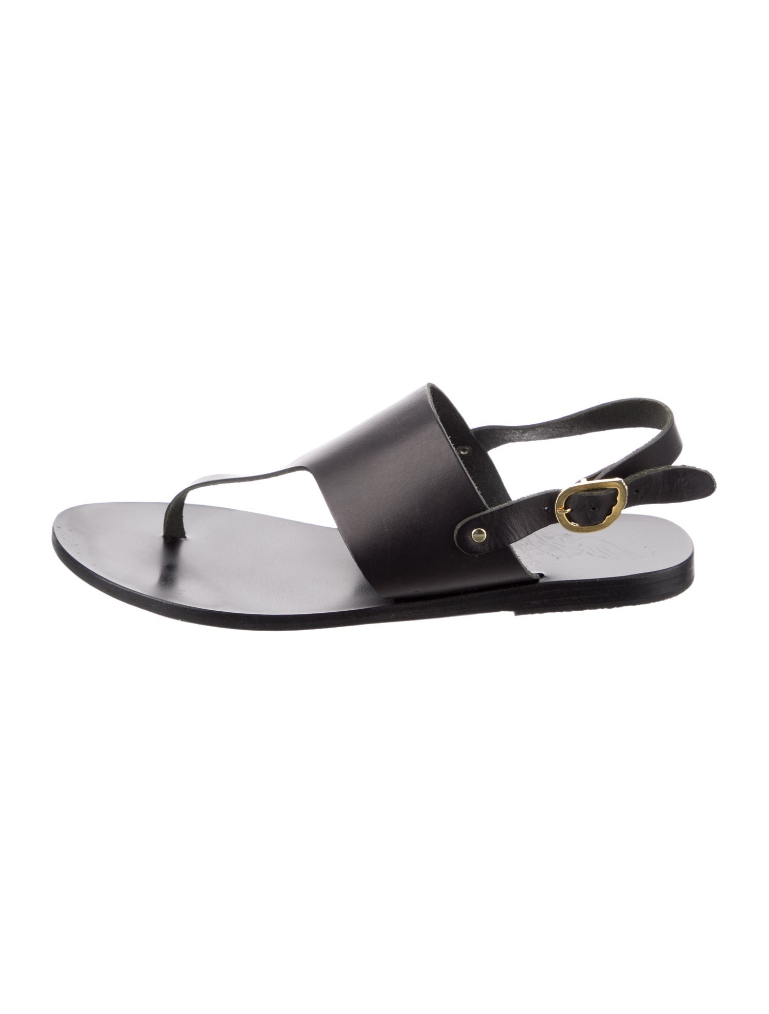 Ancient Greek Sandals Leather Slingback Sandals