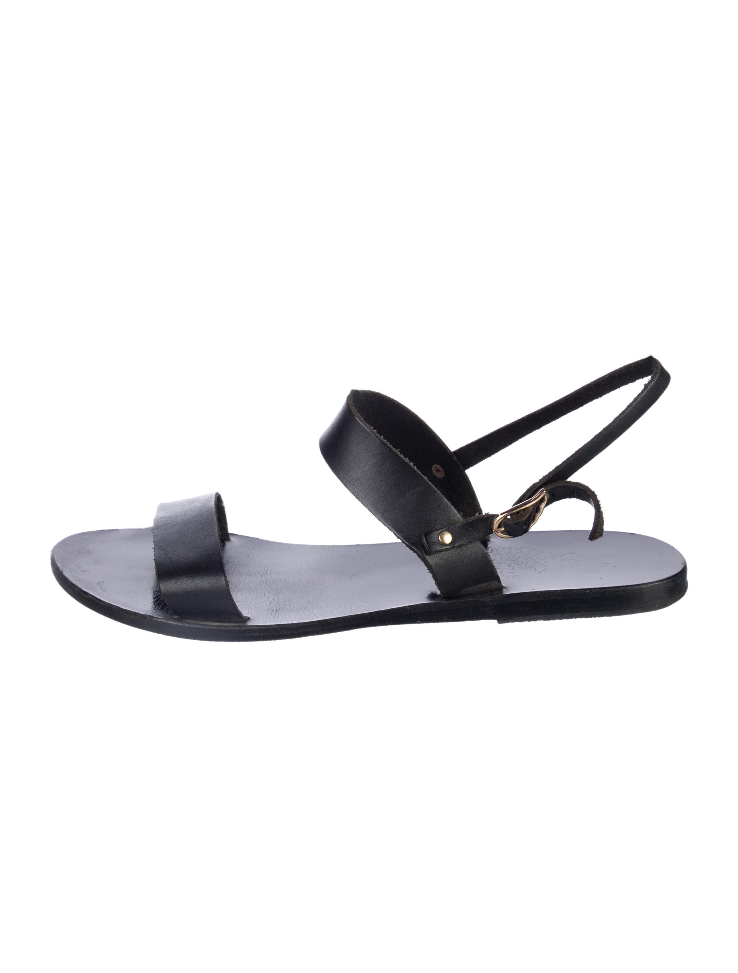 Ancient Greek Sandals Leather Slingback Sandals