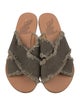 Ancient Greek Sandals Canvas Slides