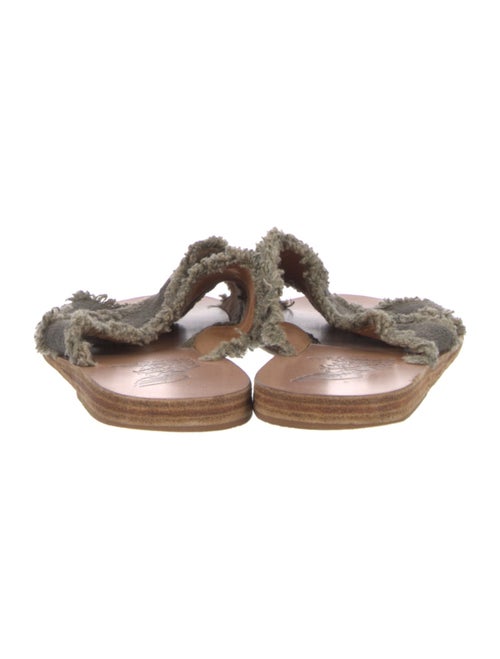 Ancient Greek Sandals Canvas Slides