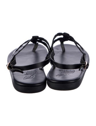 Ancient Greek Sandals Leather Slingback Sandals