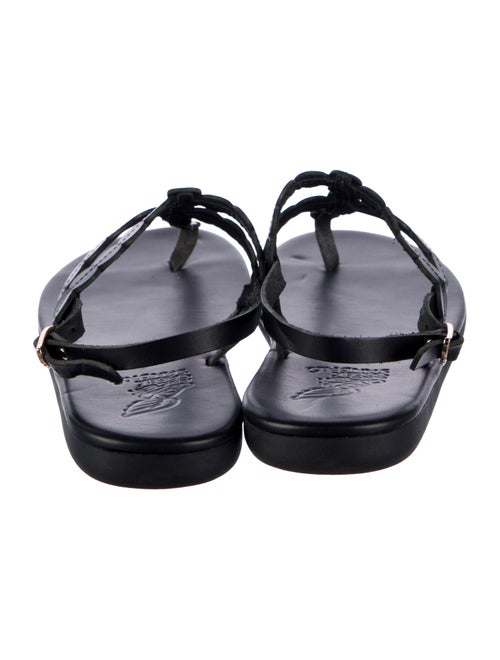 Ancient Greek Sandals Leather Slingback Sandals