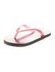 Ancient Greek Sandals Rubber Colorblock Pattern Flip Flops