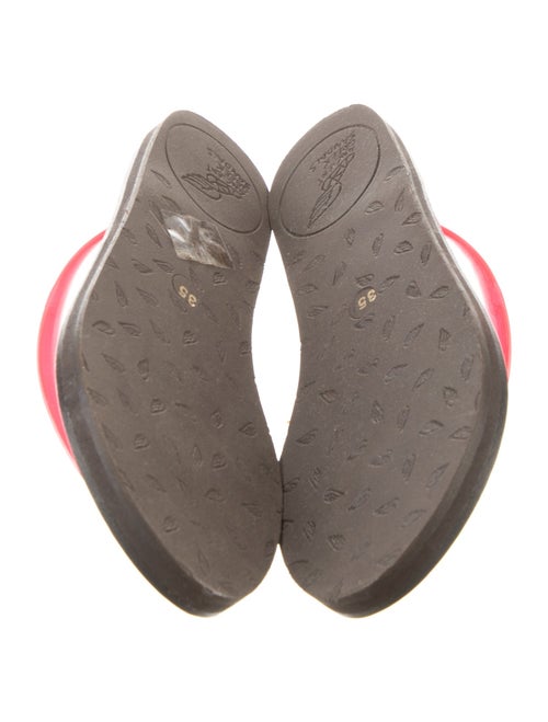 Ancient Greek Sandals Rubber Colorblock Pattern Flip Flops