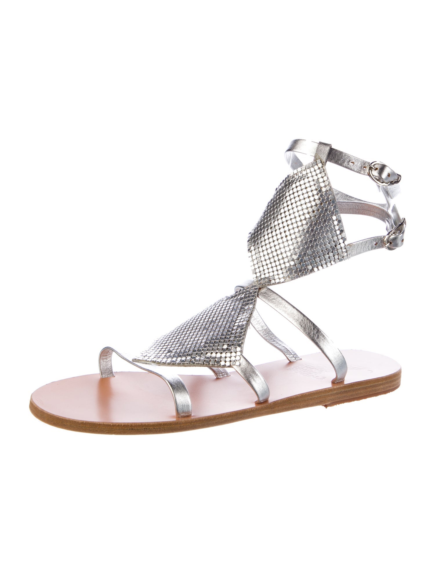 Ancient Greek Sandals Leather Gladiator Sandals