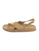 Ancient Greek Sandals Suede Slingback Sandals