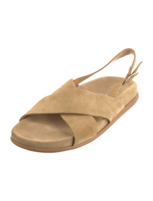 Ancient Greek Sandals Suede Slingback Sandals