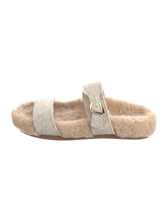 Ancient Greek Sandals Shearling Slides
