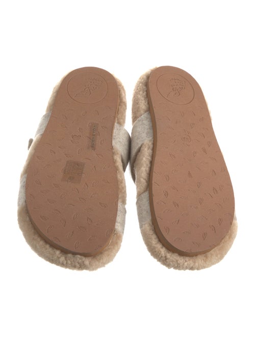 Ancient Greek Sandals Shearling Slides