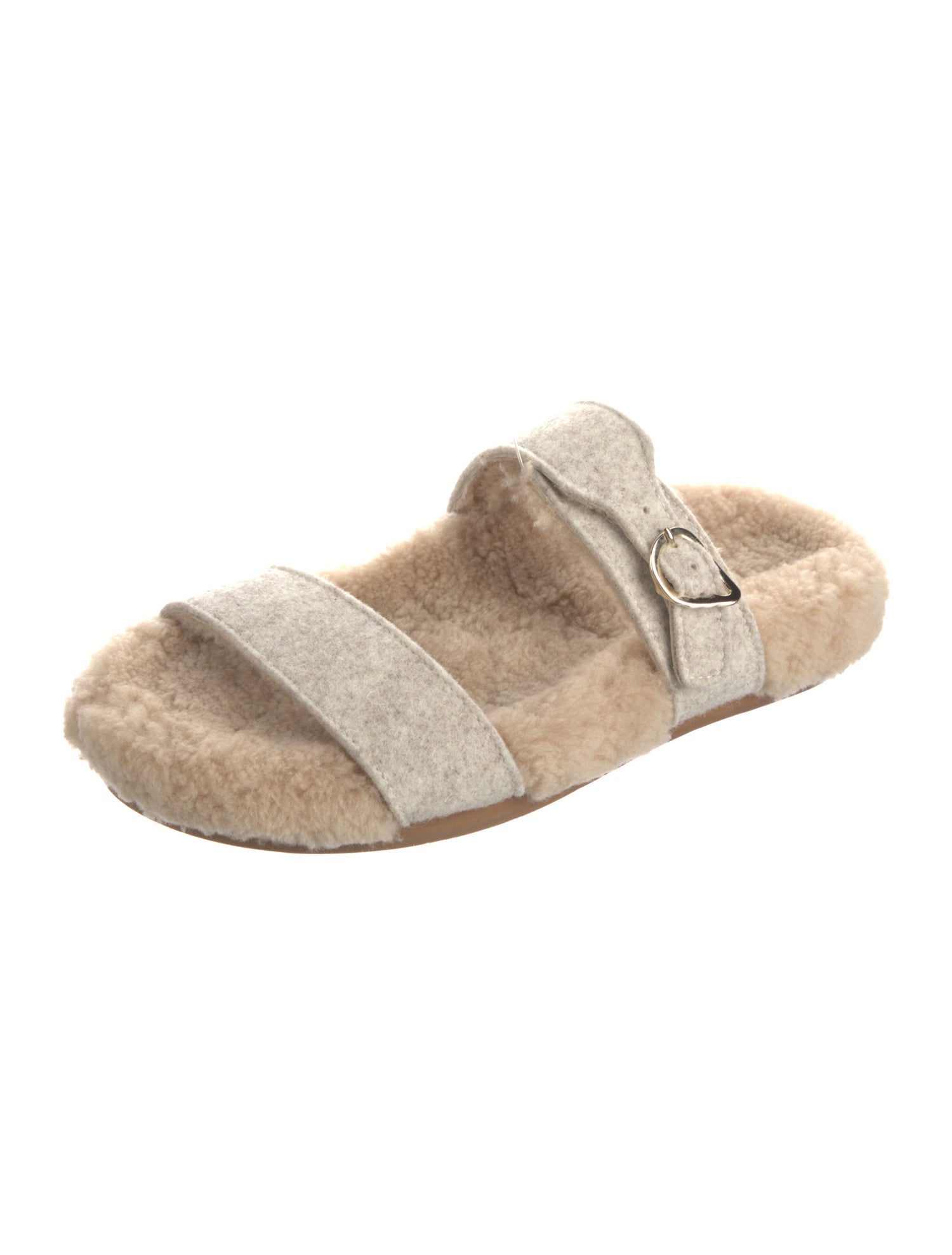 Ancient Greek Sandals Shearling Slides