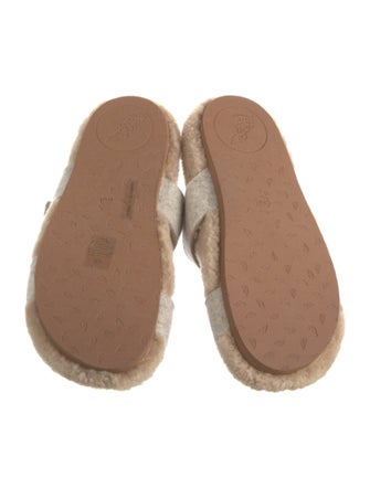 Ancient Greek Sandals Shearling Slides