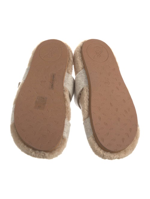 Ancient Greek Sandals Shearling Slides